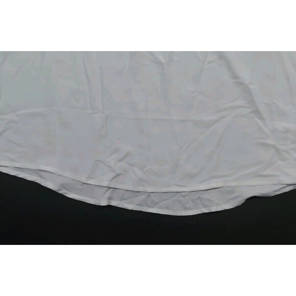 Banana Republic XL White V-Neck Sleeveless Minamalist Boxy Closet Staple Top - Picture 4 of 12